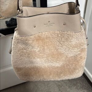Kate Spade Cream and Tan Shoulder Bag